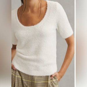NEW Anthropologie Short Sleeved Sweater - Size M